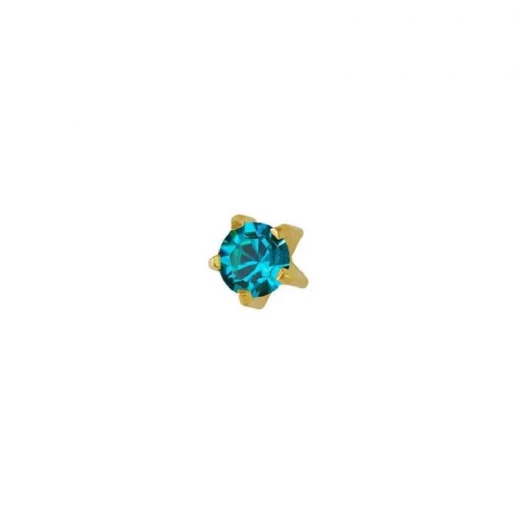 Studex Gold Plated Heartlite Blue Zircon, 3 Mm For Kids Studex Gold Plated Heartlite Blue Zircon, 3 Mm For Kids