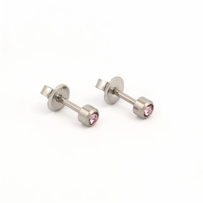 Studex Stainless Steel Crystals Bezel June Alexandrite Regular, 3 Mm - Studex