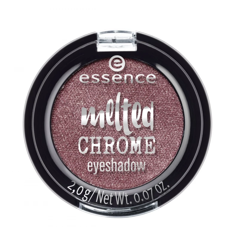 Essence Melted Chrome Eyeshadow Metallic Finish Highly Pigmented Eye Makeup Silver Copper Colors - Essence