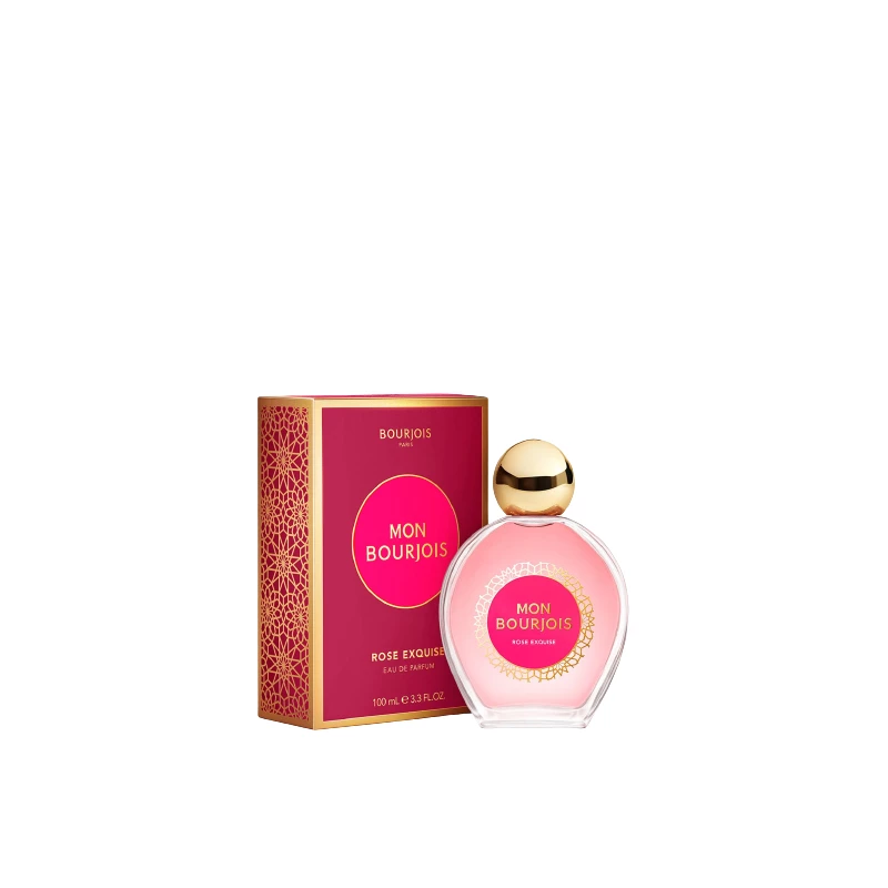 Bourjois Mon Bourjois Rose Exquise Eau de Parfum 100ml: Floral Woody Fragrance for Women - Bourjois