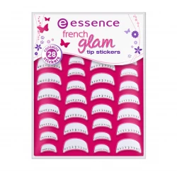 Essence French Glam Tip Stickers Me & My French 27pcs,