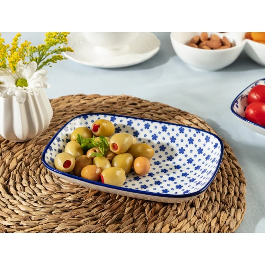 Madame Coco Rêve Bleu Petite Plate, 17,5*12,5 Cm - Madame COCO - Image 2