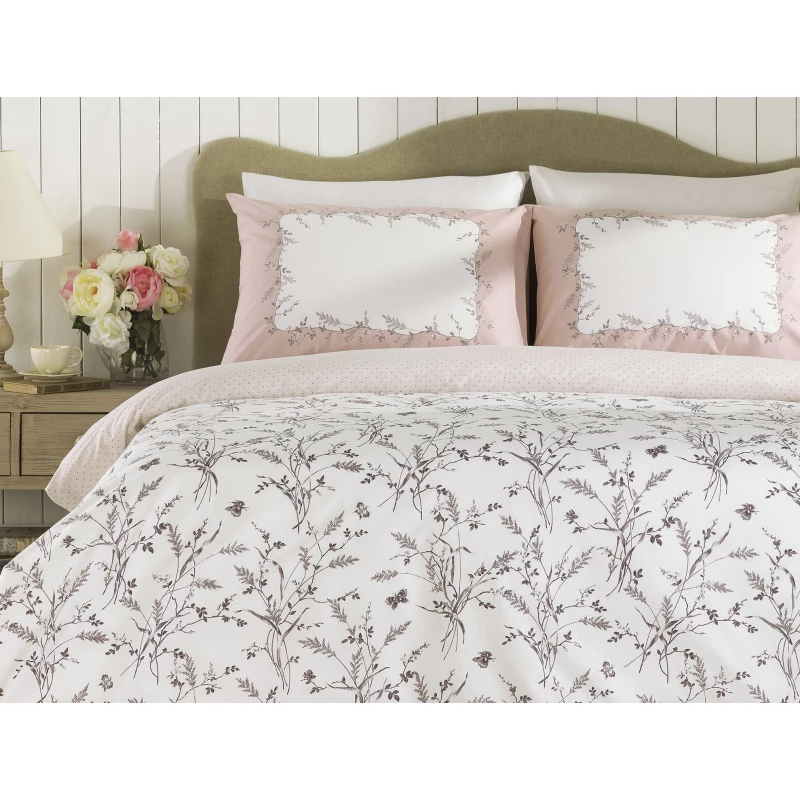 طقم غطاء لحاف إستي رانفورس مزدوج الحجم 200 * 220 + 50 * 70 سم من مدام كوكو - مدام كوكو