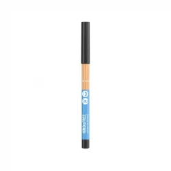 Rimmel London Kind & Free Clean Eye Definer 01 Pitch Vegan Eyeliner Long Lasting Eye Makeup for Defined Eyes