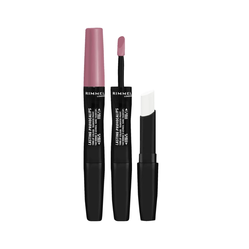 Rimmel London Provocalips 16hr Kiss Proof Lipstick 220 Lazy Daze Two Step Liquid Lip Color .14 fl oz - Rimmel London