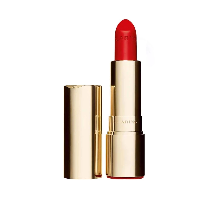Clarins Joli Rouge Velvet Red Orange Lipstick Moisturizing Long Lasting Color for Soft Lips - Clarins