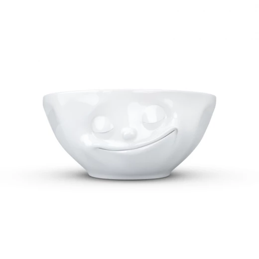 Fifty Eight Product Happy Bowl, White Color, 350ml Fifty Eight Product Happy Bowl, White Color, 350ml