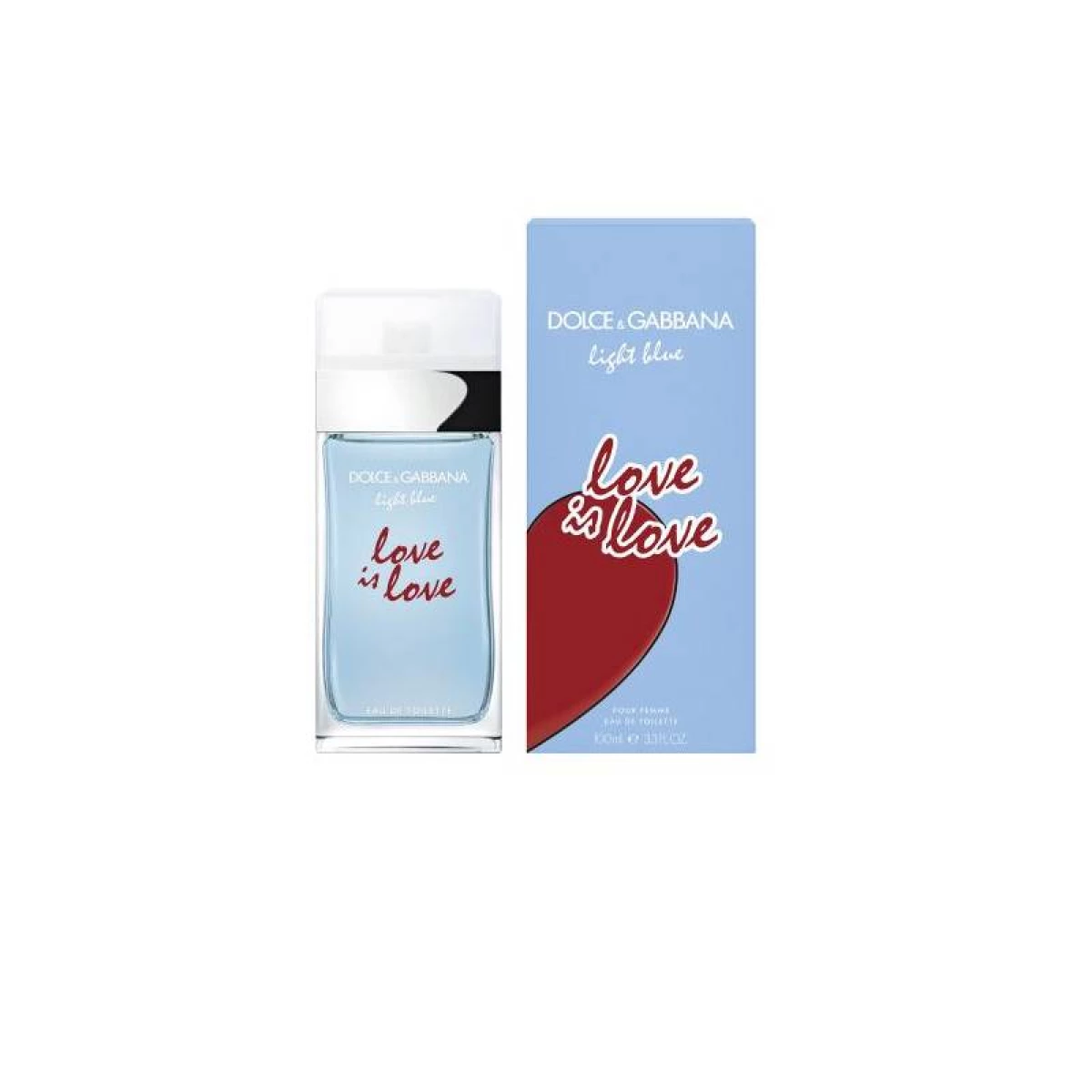 Dolce & Gabbana Light Blue Love Is Love Eau de Toilette 100ml for Women Floral Fruity Fragrance