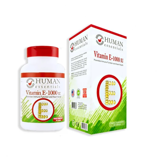 Human Essentials Vitamin E 1000, 90 Capsules Human Essentials Vitamin E 1000, 90 Capsules