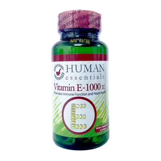 Human Essentials Vitamin E 1000, 30 Capsules Human Essentials Vitamin E 1000, 30 Capsules
