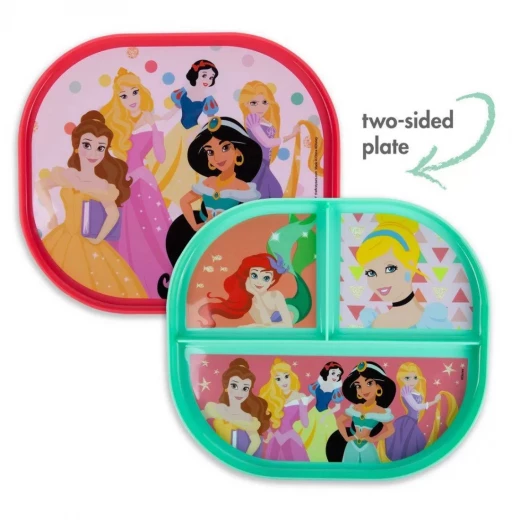 The First Years Disney World Sided Plate - Princess The First Years Disney World Sided Plate - Princess