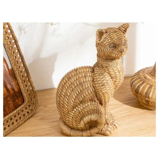 قطعة ديكور على شكل قطة، 16.2 × 13 × 24.5 سم من انجلش هوم قطعة ديكور على شكل قطة، 16.2 × 13 × 24.5 سم من انجلش هوم