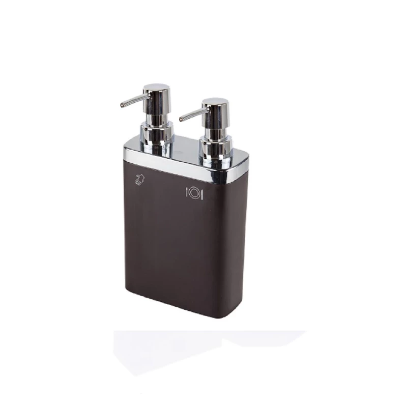Primanova Viva Double Liquid Soap Dispenser,brown Color - Primanova