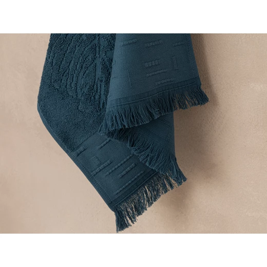 منشفة مارا قطني للوجه, لون بترولي, 50*70 سم من انجلش هوم منشفة مارا قطني للوجه, لون بترولي, 50*70 سم من انجلش هوم