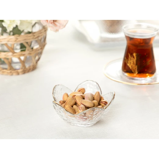 طبق مقبلات زجاج تيبي, 8*8*38 سم من انجلش هوم - انجلش هوم - Image 2