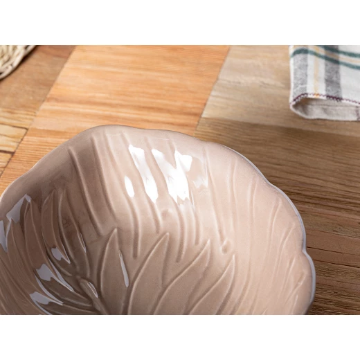 طبق مقبلات الفراشة السلس، 160*60*115 سم, بني فاتح من انجلش هوم - انجلش هوم - Image 2