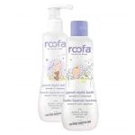 Roofa Good Night Lotion, 200 Ml + Good Night Bath, 200 Ml - Roofa