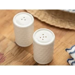 عبوة ملح وفلفل بورسلين ، أبيض, 2 قطعتين من انجلش هوم - انجلش هوم