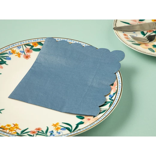 مناديل ورقية فاستيفال, 33*33 سم, ازرق, 20 قطعة من انجلش هوم مناديل ورقية فاستيفال, 33*33 سم, ازرق, 20 قطعة من انجلش هوم