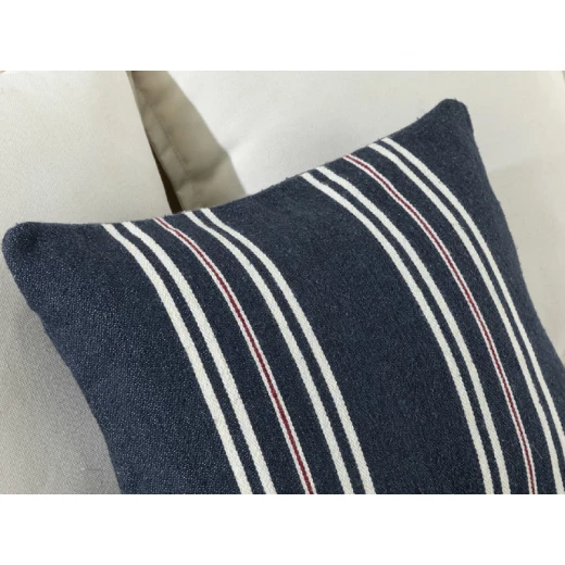 غطاء وسادة منسوج, ازرق غامق من انجلش هوم غطاء وسادة منسوج, ازرق غامق من انجلش هوم