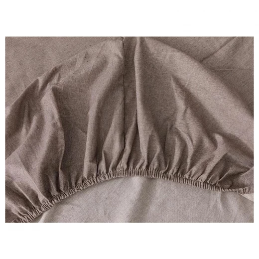 طقم غطاء لحاف مزدوج شارب تويل, لون بني, 200* 220 سم, 4 قطع من انجلش هوم - انجلش هوم - Image 3