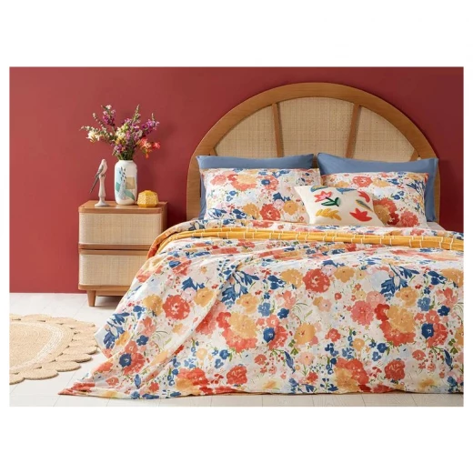 طقم غطاء لحاف مفرد قطن سبرينج جاردن, 160*220 سم, قطعتان من انجلش هوم طقم غطاء لحاف مفرد قطن سبرينج جاردن, 160*220 سم, قطعتان من انجلش هوم