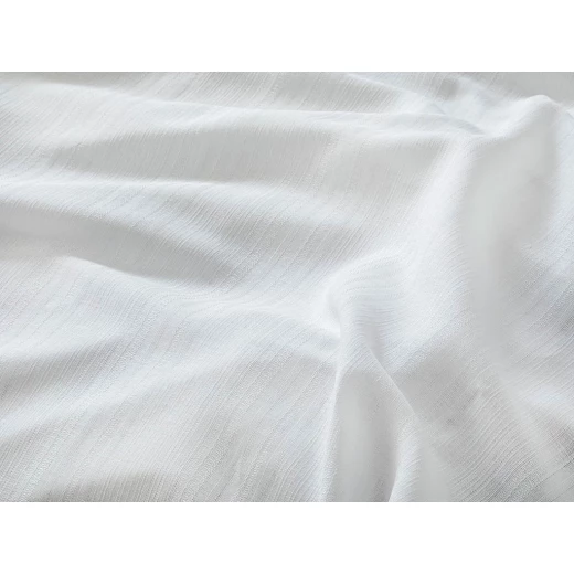 طقم غطاء لحاف أورورا سيلكي تاتش مقاس سوبر كينج, لون ابيض, 220* 260 سم, 4 قطع من انجلش هوم - انجلش هوم - Image 3