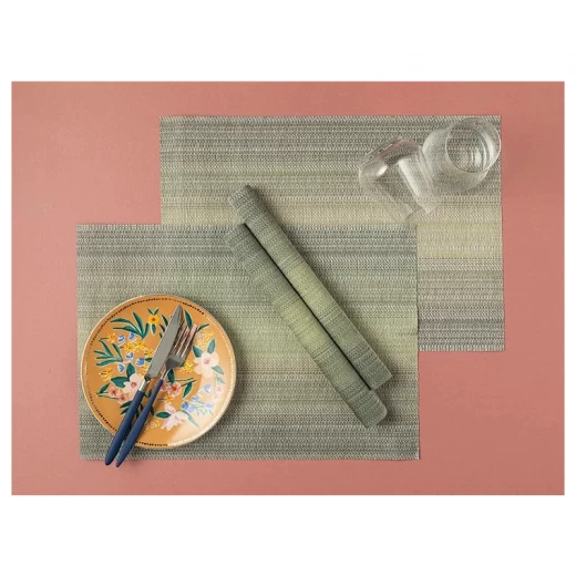 مفرش طاولة باف , 30*45 سم, باللون الاخضر, 4 قطع من انجلش هوم مفرش طاولة باف , 30*45 سم, باللون الاخضر, 4 قطع من انجلش هوم