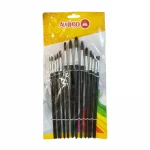 Amigo Artist Brushes, Brown Color - Amigo
