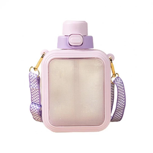 Water Bottle, Square 750 ML Purple Water Bottle, Square 750 ML Purple