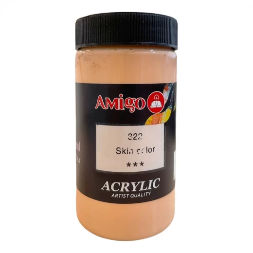 Amigo Acrylic Color, 322 Skin Color, 300 Ml Amigo Acrylic Color, 322 Skin Color, 300 Ml