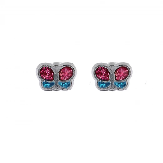 Studex Studex Tiny Tips Glitter Butterfly Stud Earrings Studex Studex Tiny Tips Glitter Butterfly Stud Earrings
