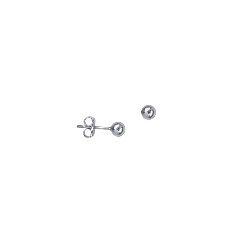 Studex Tiny Tips Hypoallergenic Stainless Cubic Zirconia Stud Earrings For Kids, 4mm - Studex