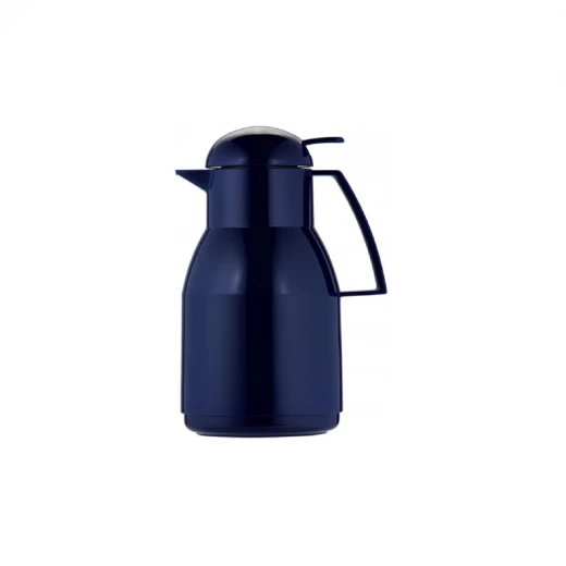 Helios Top Push Vacuum Jug, Dark Blue, 1L Helios Top Push Vacuum Jug, Dark Blue, 1L