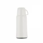 Helios Elegance 1L Vacuum Flask - White - Helios