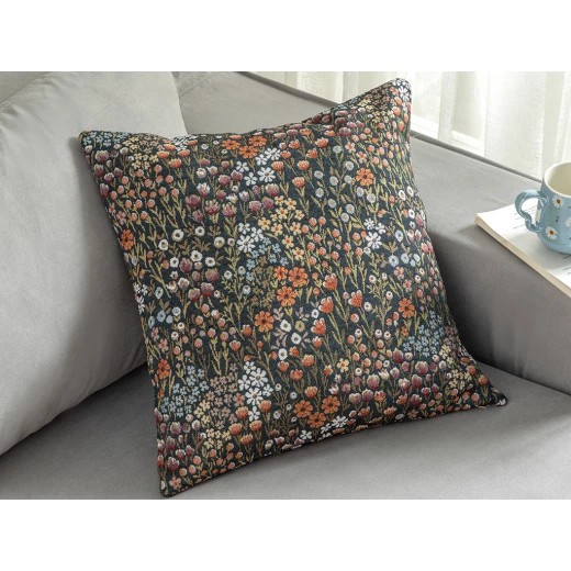 غطاء وسادة فريسكو جوبلين, 45*45 سم, اخضر من انجلش هوم غطاء وسادة فريسكو جوبلين, 45*45 سم, اخضر من انجلش هوم