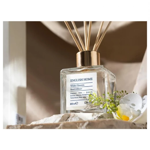معطر غرف ستيك بعطر الزهور البيضاء, 100 مل من إنجلش هوم - انجلش هوم - Image 2