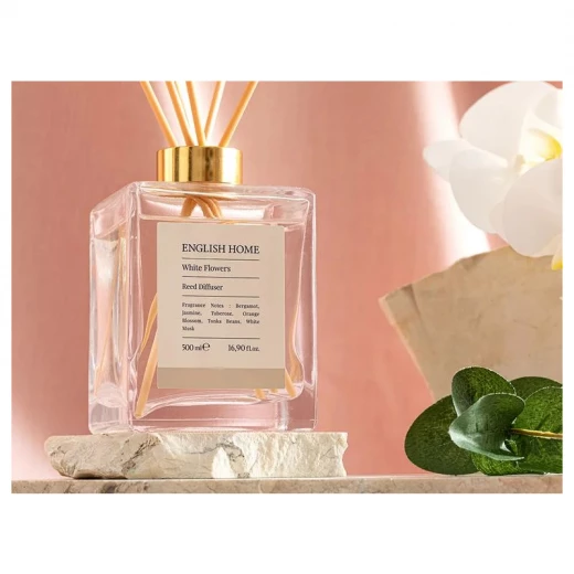 معطر غرف ستيك بالزهور البيضاء, 500 مل من إنجلش هوم - انجلش هوم - Image 2