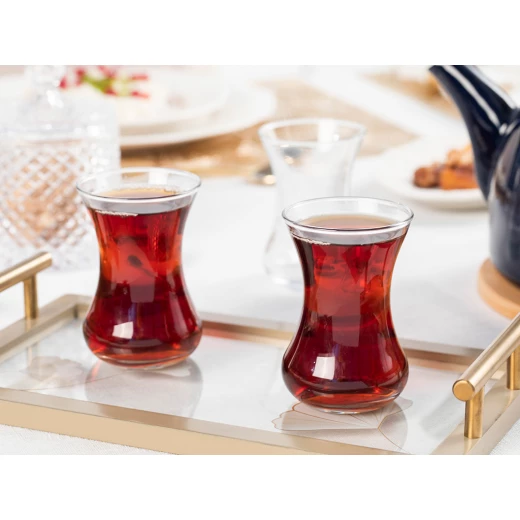 ايسابيل طقم كاسات شاي زجاج شفاف 6 قطع من انجلش هوم ايسابيل طقم كاسات شاي زجاج شفاف 6 قطع من انجلش هوم