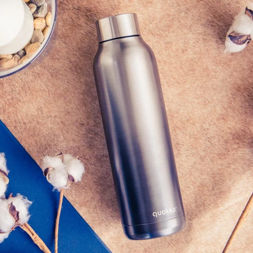 Quokka Stainless Steel Bottle, Grey Color, 630 Ml - Quokka - Image 3