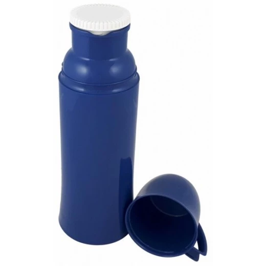 Helios Elegance Vacuum Jug, Steel, Blue, 0.75L - Helios - Image 2