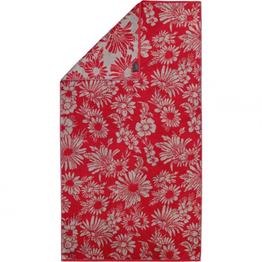 Cawo Two-Tone Bath Towel, Red Color, 80*150 Cm - Cawo - Image 2