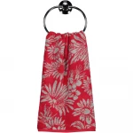 Cawo Two-Tone Bath Towel, Red Color, 80*150 Cm - Cawo