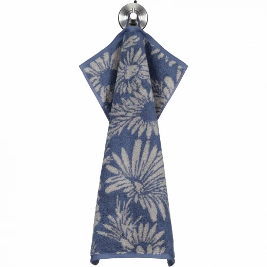 Cawo Two-Tone Guest Towel, Blue Color, 30*50 Cm - Cawo - Image 3