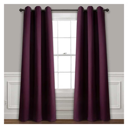 Armn Eclipse Single Curtain, Dark Purple Color, 140*265 Cm Armn Eclipse Single Curtain, Dark Purple Color, 140*265 Cm