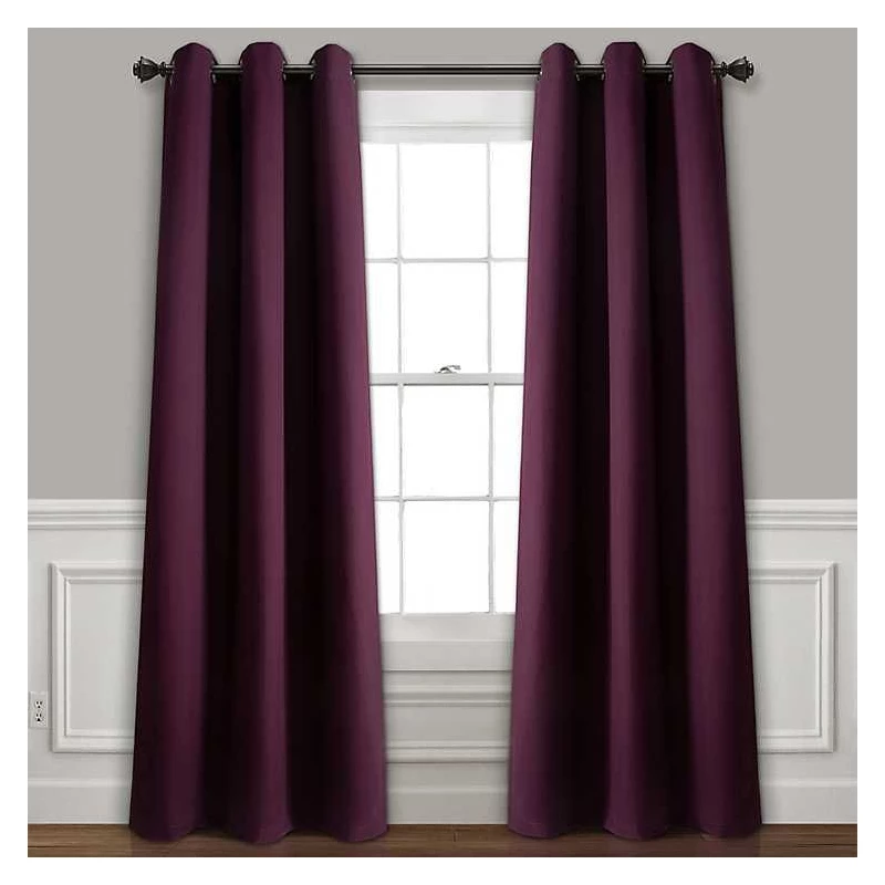 Armn Eclipse Single Curtain, Dark Purple Color, 140*265 Cm - Armn