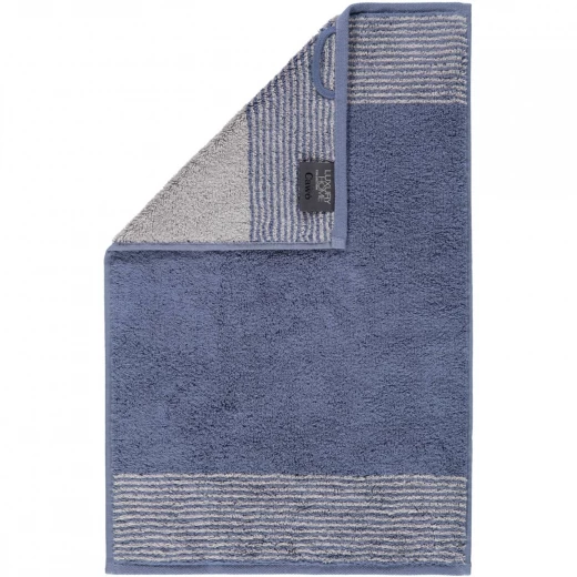 Cawo Two-Tone Guest Towel, Blue Color, 30*50 Cm - Cawo - Image 3