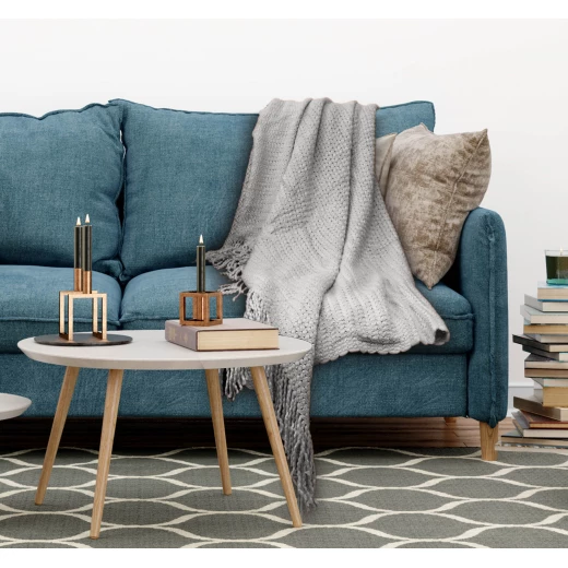 ARMN Burton 150*160 Cm Throw -Grey ARMN Burton 150*160 Cm Throw -Grey