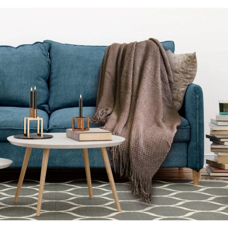 ARMN Burton 120*150 Cm Throw -Grey - Armn