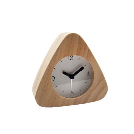 ARMN Chelsea Triangular Table Clock - Beige ARMN Chelsea Triangular Table Clock - Beige